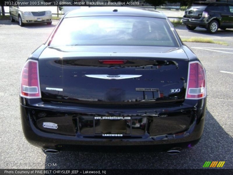 Mopar Black/Blue / Black/Blue Accents 2012 Chrysler 300 S Mopar '12 Edition