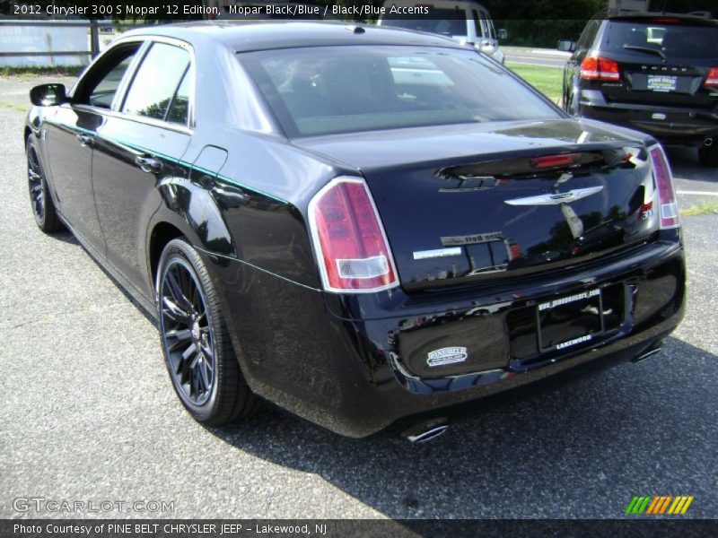 Mopar Black/Blue / Black/Blue Accents 2012 Chrysler 300 S Mopar '12 Edition