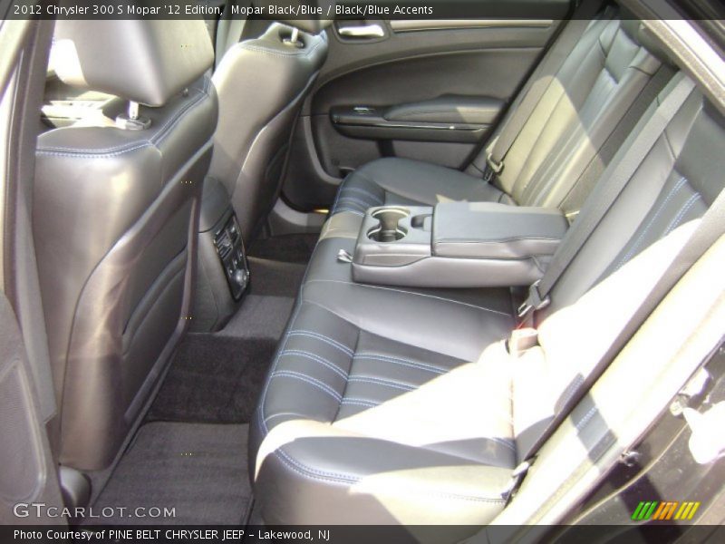  2012 300 S Mopar '12 Edition Black/Blue Accents Interior