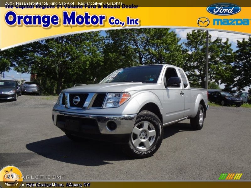 Radiant Silver / Graphite 2007 Nissan Frontier SE King Cab 4x4