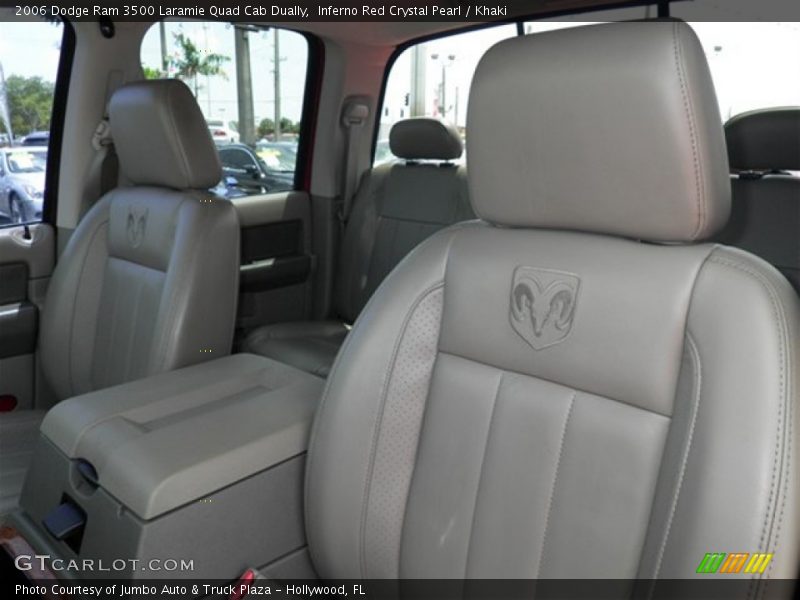 Front Seat of 2006 Ram 3500 Laramie Quad Cab Dually