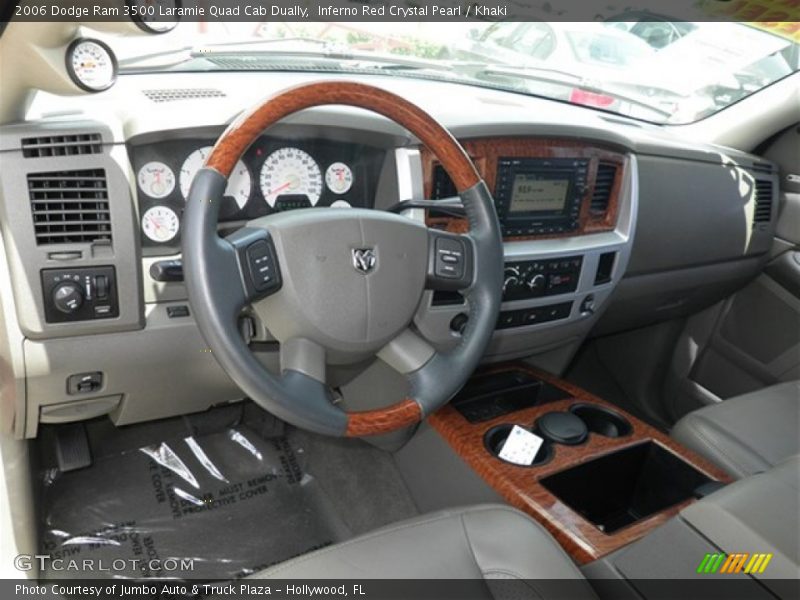 Dashboard of 2006 Ram 3500 Laramie Quad Cab Dually