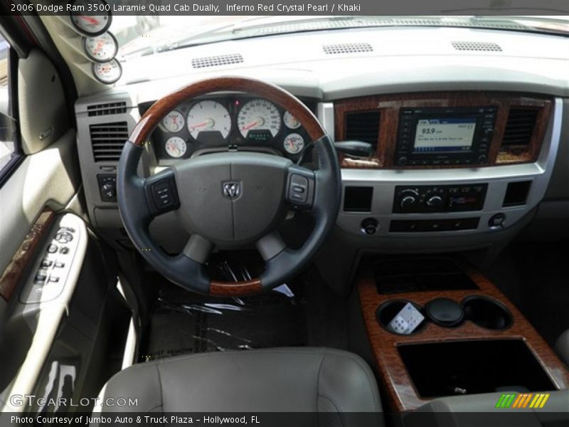 Dashboard of 2006 Ram 3500 Laramie Quad Cab Dually