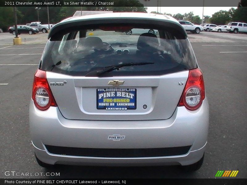 Ice Silver Metallic / Charcoal 2011 Chevrolet Aveo Aveo5 LT