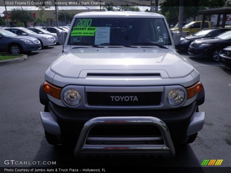 Iceberg White / Dark Charcoal 2010 Toyota FJ Cruiser TRD