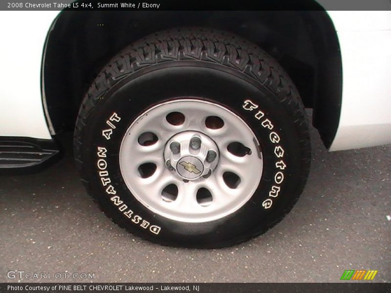 Summit White / Ebony 2008 Chevrolet Tahoe LS 4x4