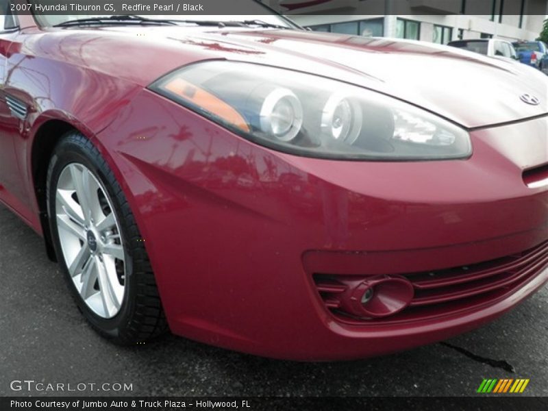 Redfire Pearl / Black 2007 Hyundai Tiburon GS