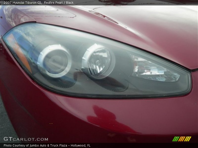 Redfire Pearl / Black 2007 Hyundai Tiburon GS
