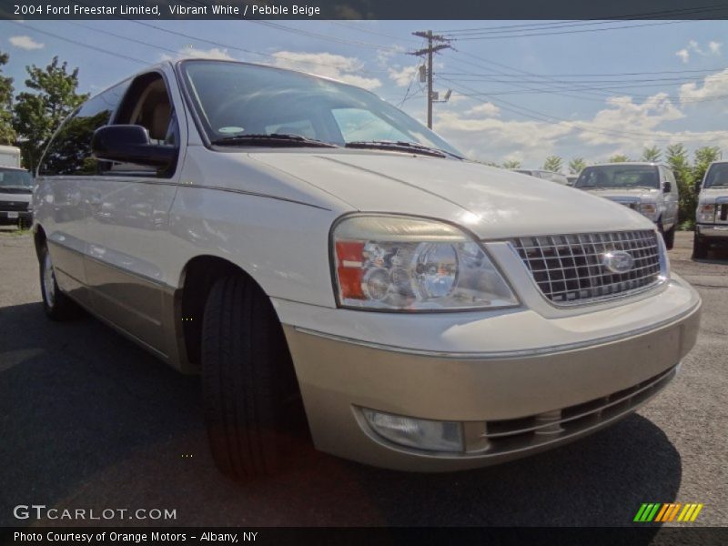 Vibrant White / Pebble Beige 2004 Ford Freestar Limited