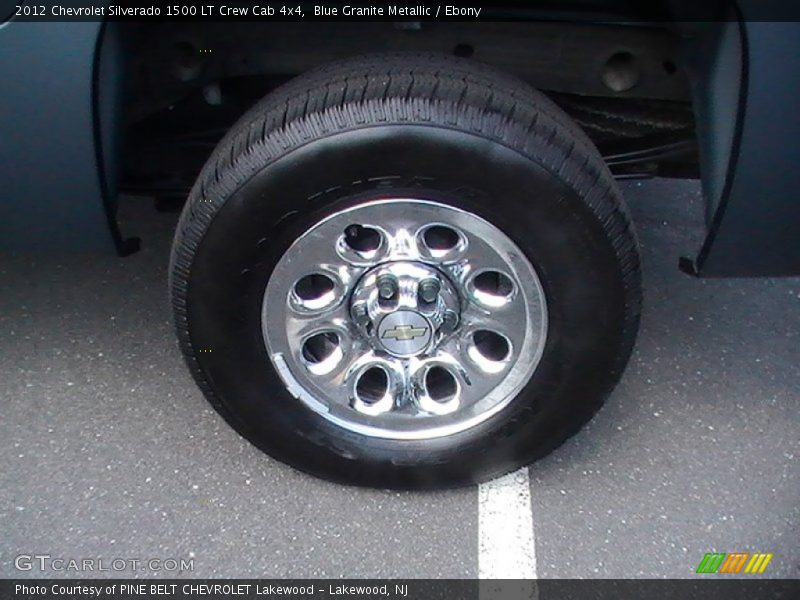 Blue Granite Metallic / Ebony 2012 Chevrolet Silverado 1500 LT Crew Cab 4x4