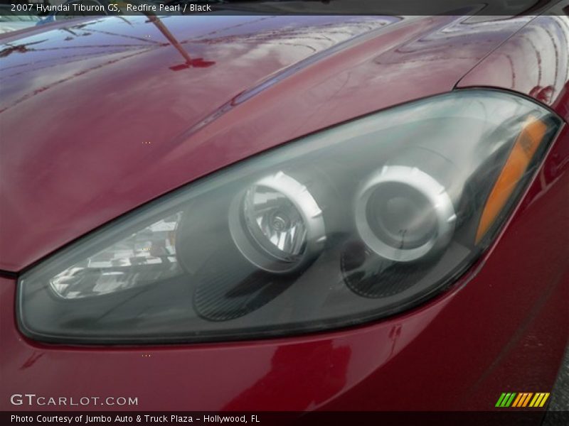 Redfire Pearl / Black 2007 Hyundai Tiburon GS