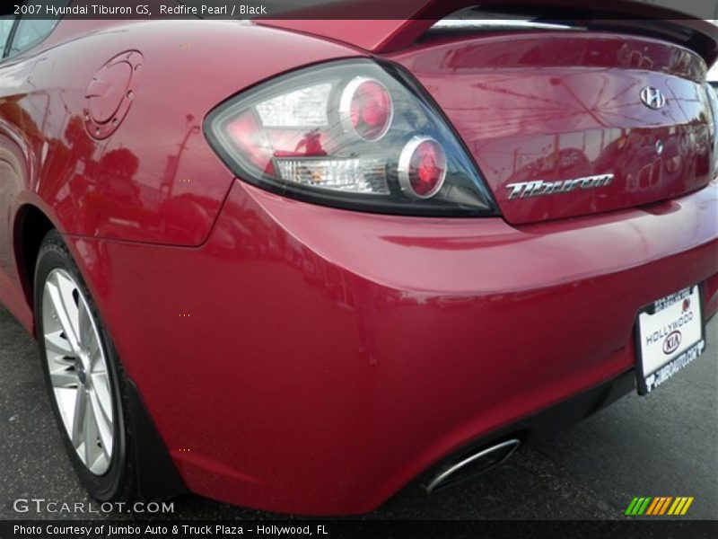 Redfire Pearl / Black 2007 Hyundai Tiburon GS