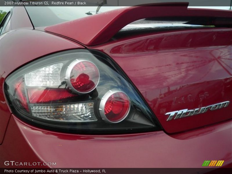 Redfire Pearl / Black 2007 Hyundai Tiburon GS