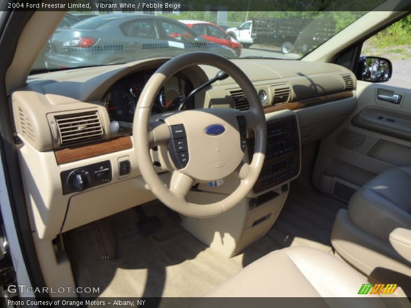Vibrant White / Pebble Beige 2004 Ford Freestar Limited
