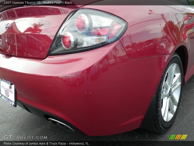 Redfire Pearl / Black 2007 Hyundai Tiburon GS