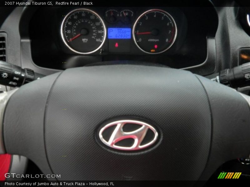 Redfire Pearl / Black 2007 Hyundai Tiburon GS