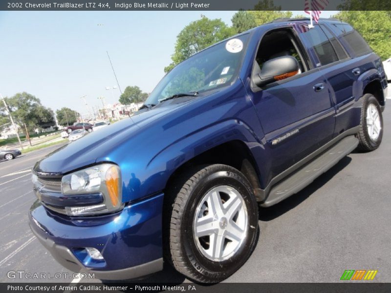 Indigo Blue Metallic / Light Pewter 2002 Chevrolet TrailBlazer LTZ 4x4