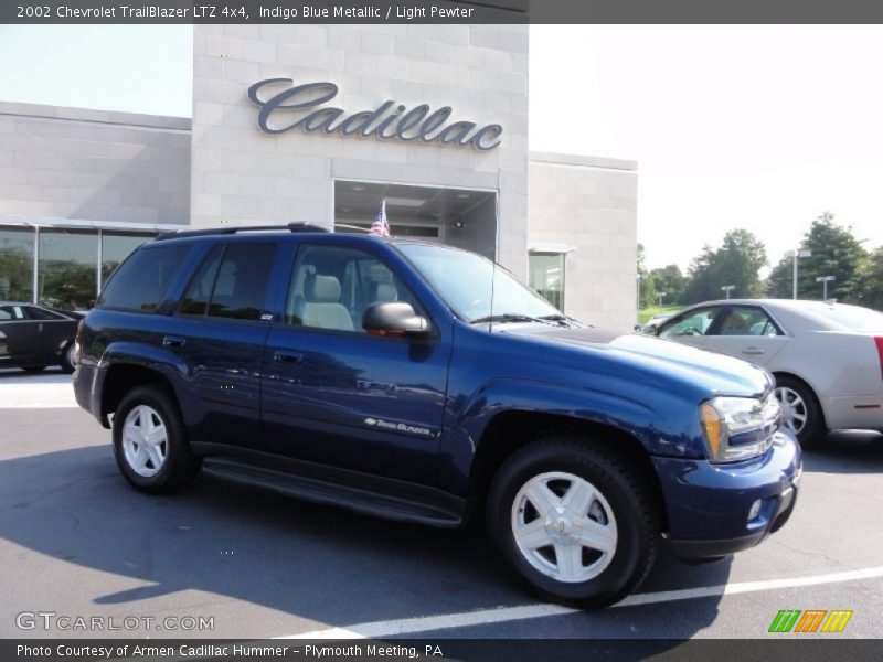 Indigo Blue Metallic / Light Pewter 2002 Chevrolet TrailBlazer LTZ 4x4