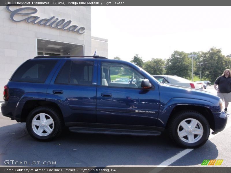 Indigo Blue Metallic / Light Pewter 2002 Chevrolet TrailBlazer LTZ 4x4