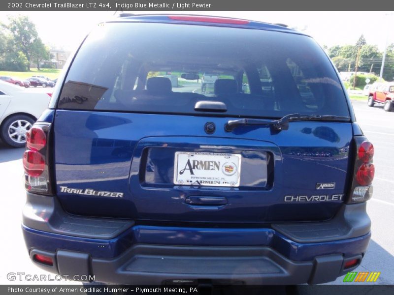 Indigo Blue Metallic / Light Pewter 2002 Chevrolet TrailBlazer LTZ 4x4