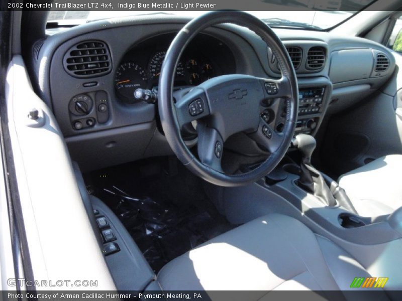 Indigo Blue Metallic / Light Pewter 2002 Chevrolet TrailBlazer LTZ 4x4