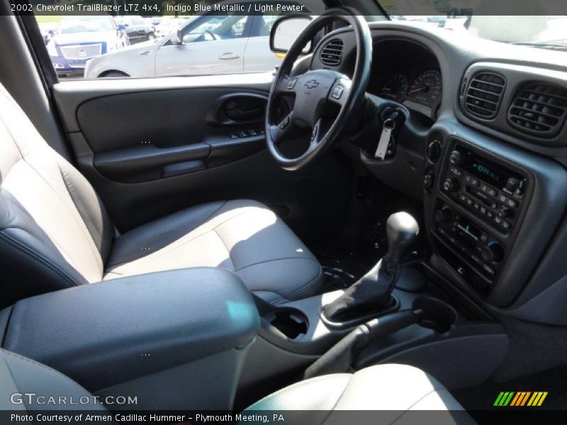 Indigo Blue Metallic / Light Pewter 2002 Chevrolet TrailBlazer LTZ 4x4