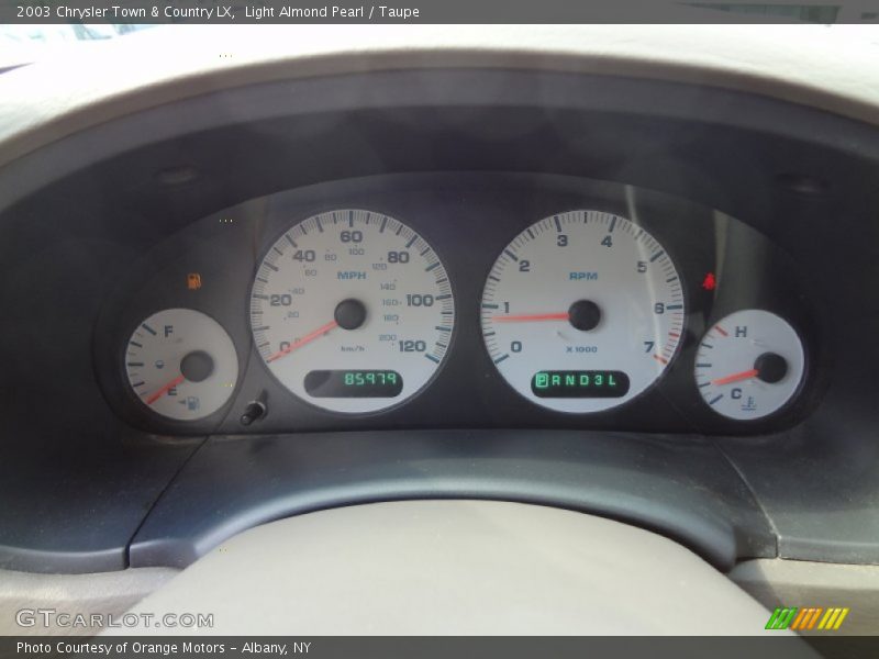 Light Almond Pearl / Taupe 2003 Chrysler Town & Country LX