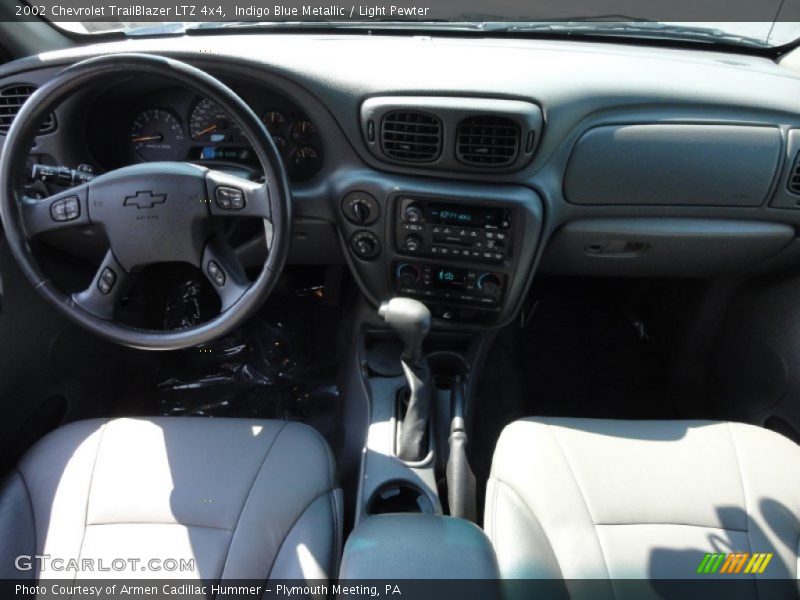 Indigo Blue Metallic / Light Pewter 2002 Chevrolet TrailBlazer LTZ 4x4