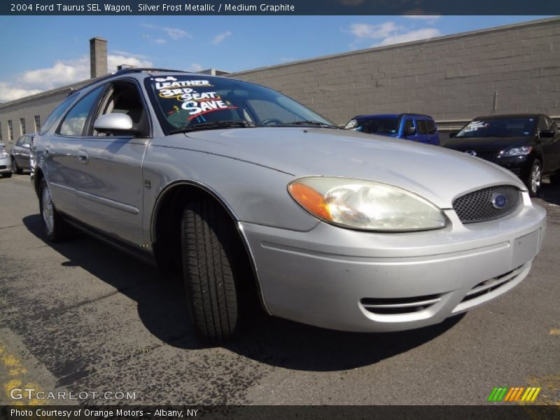 Silver Frost Metallic / Medium Graphite 2004 Ford Taurus SEL Wagon