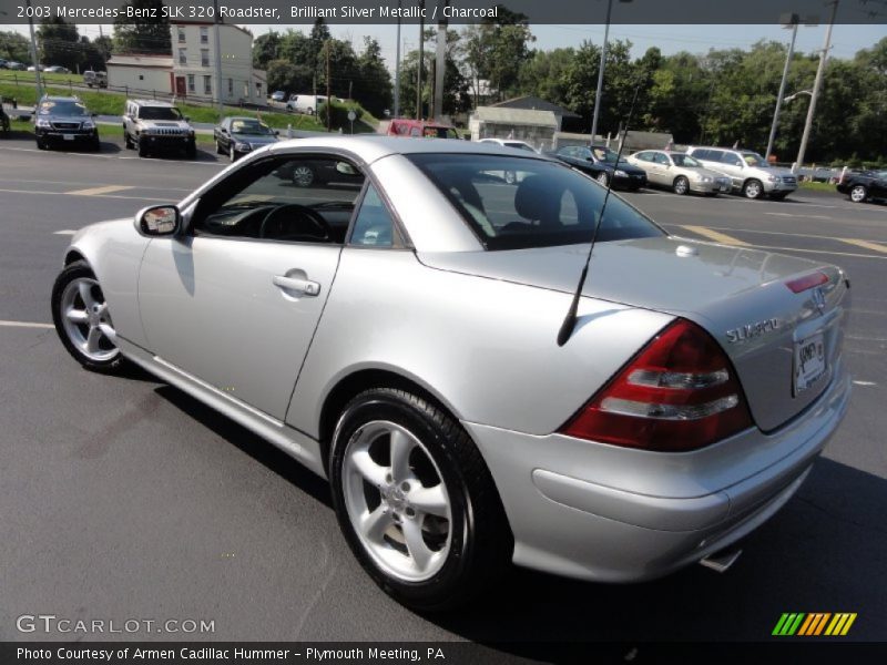 Brilliant Silver Metallic / Charcoal 2003 Mercedes-Benz SLK 320 Roadster