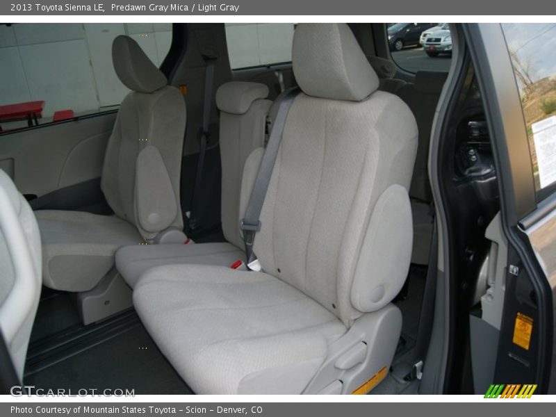 Predawn Gray Mica / Light Gray 2013 Toyota Sienna LE