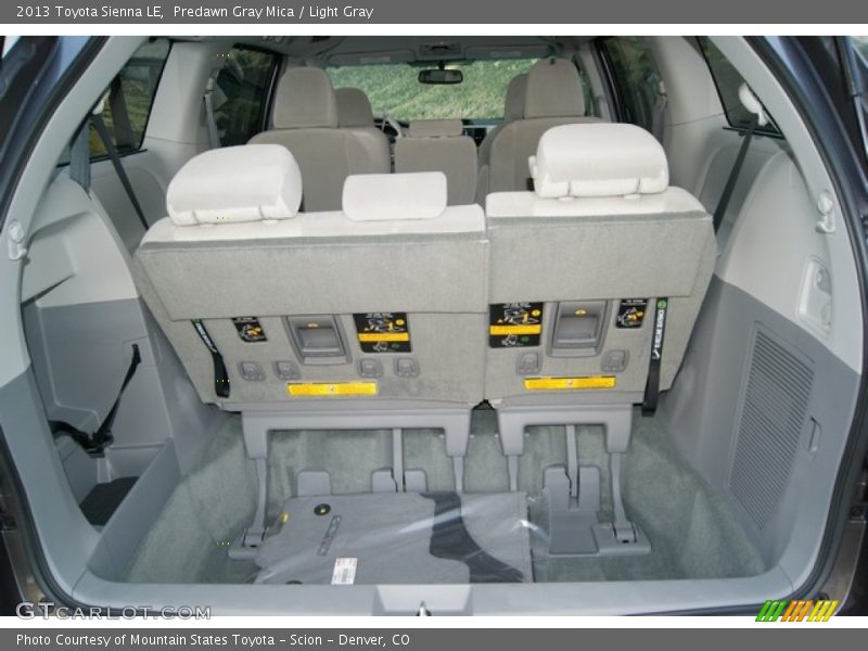 Predawn Gray Mica / Light Gray 2013 Toyota Sienna LE