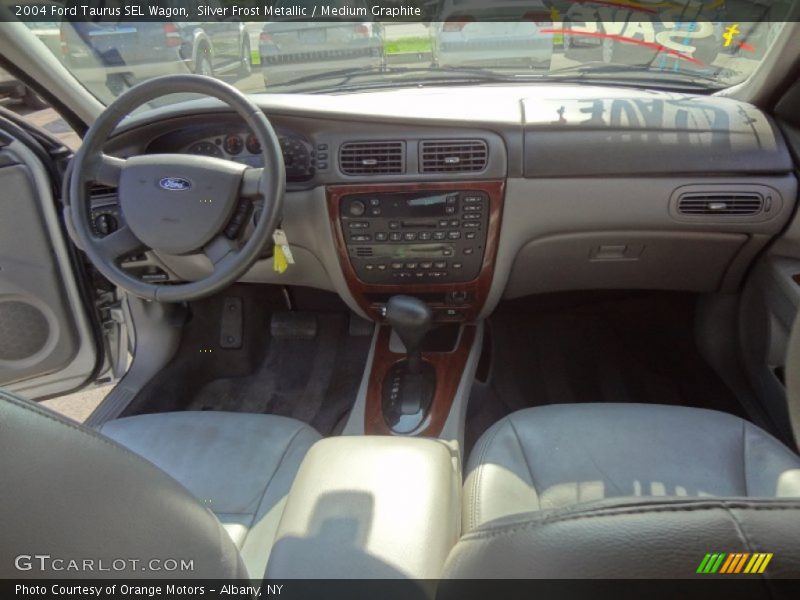 Silver Frost Metallic / Medium Graphite 2004 Ford Taurus SEL Wagon