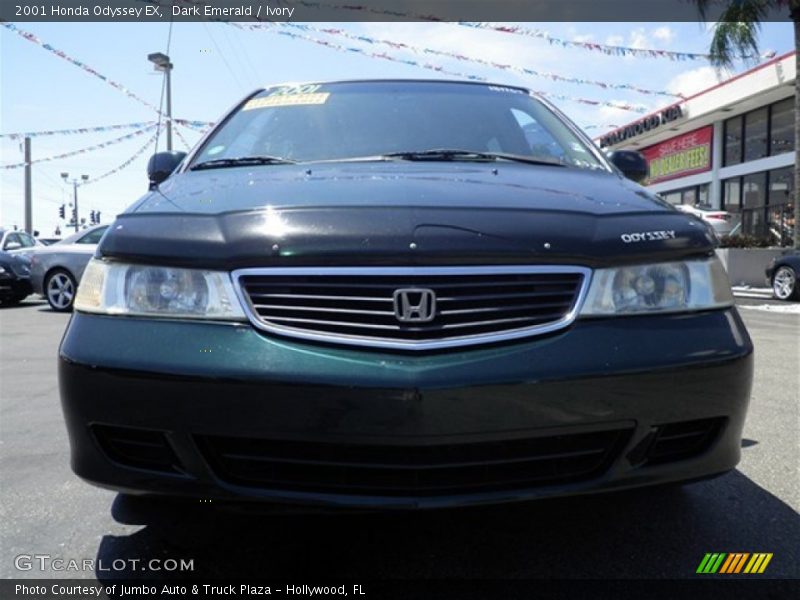 Dark Emerald / Ivory 2001 Honda Odyssey EX