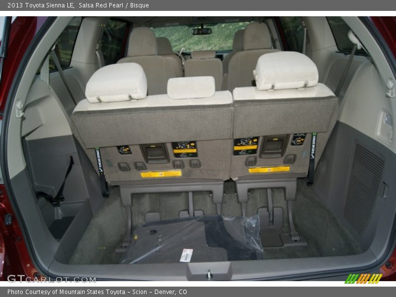 Salsa Red Pearl / Bisque 2013 Toyota Sienna LE