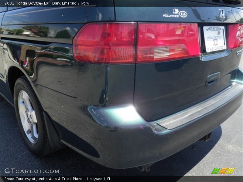 Dark Emerald / Ivory 2001 Honda Odyssey EX