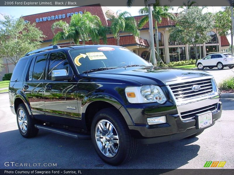 Black / Black 2006 Ford Explorer Limited