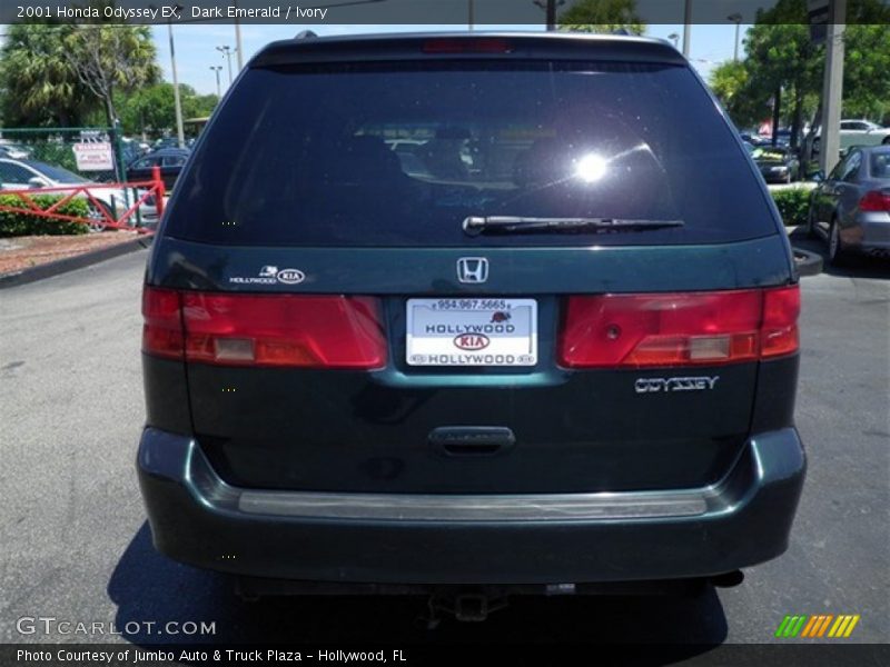 Dark Emerald / Ivory 2001 Honda Odyssey EX