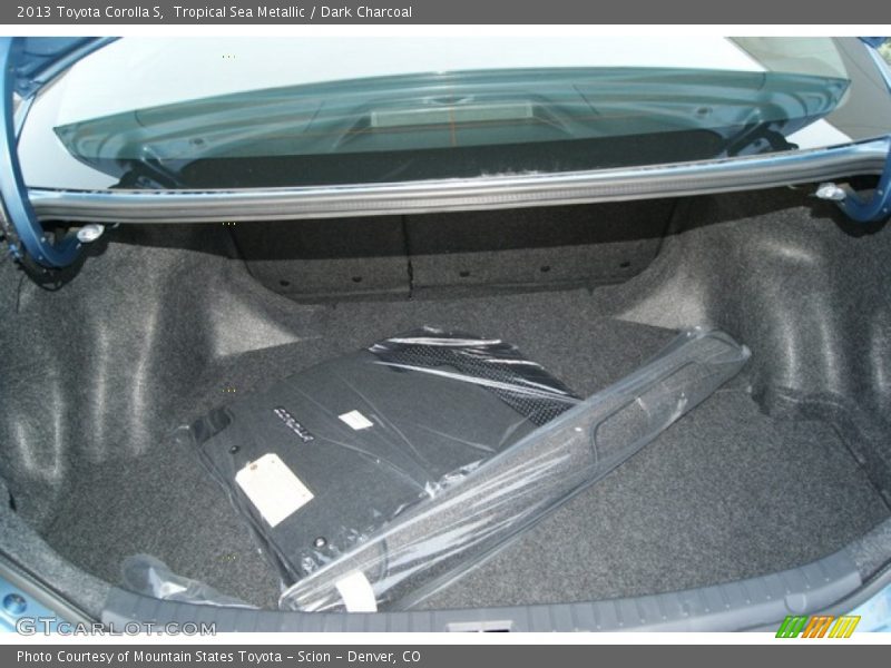 Tropical Sea Metallic / Dark Charcoal 2013 Toyota Corolla S