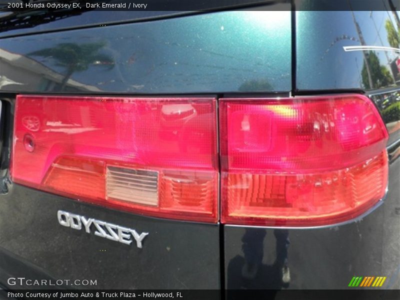 Dark Emerald / Ivory 2001 Honda Odyssey EX