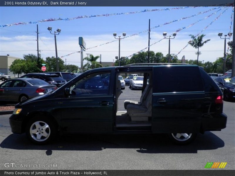 Dark Emerald / Ivory 2001 Honda Odyssey EX