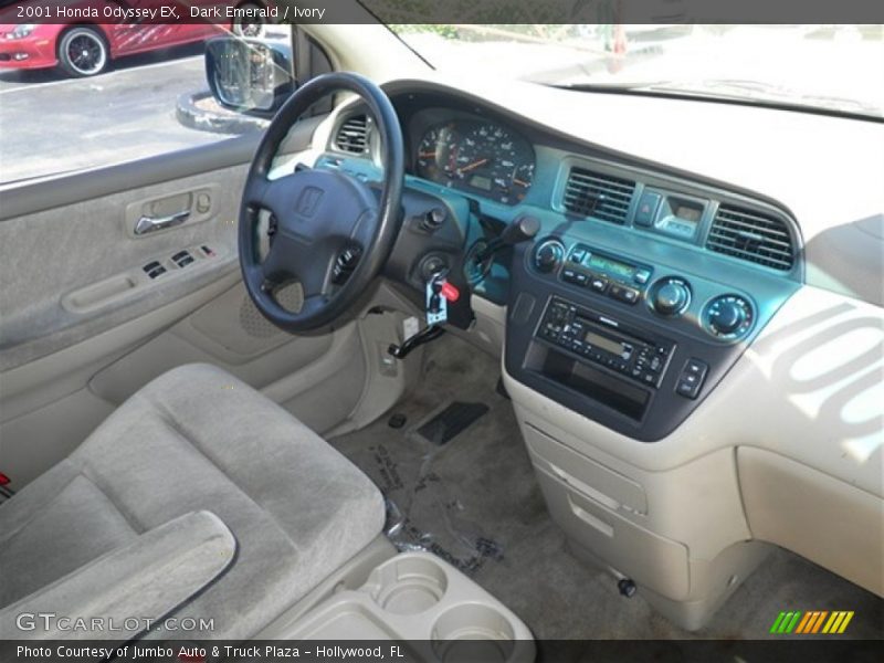 Dark Emerald / Ivory 2001 Honda Odyssey EX