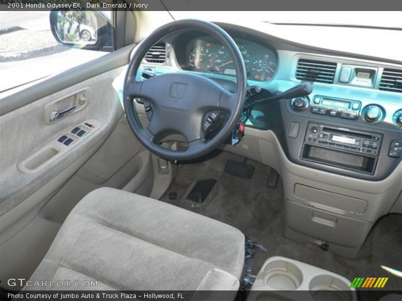 Dark Emerald / Ivory 2001 Honda Odyssey EX