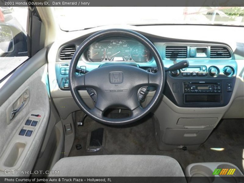 Dark Emerald / Ivory 2001 Honda Odyssey EX