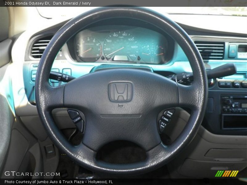 Dark Emerald / Ivory 2001 Honda Odyssey EX