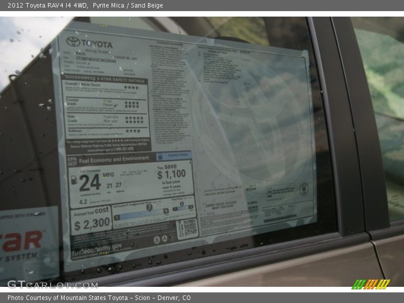 Pyrite Mica / Sand Beige 2012 Toyota RAV4 I4 4WD