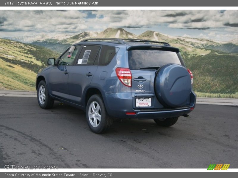 Pacific Blue Metallic / Ash 2012 Toyota RAV4 I4 4WD
