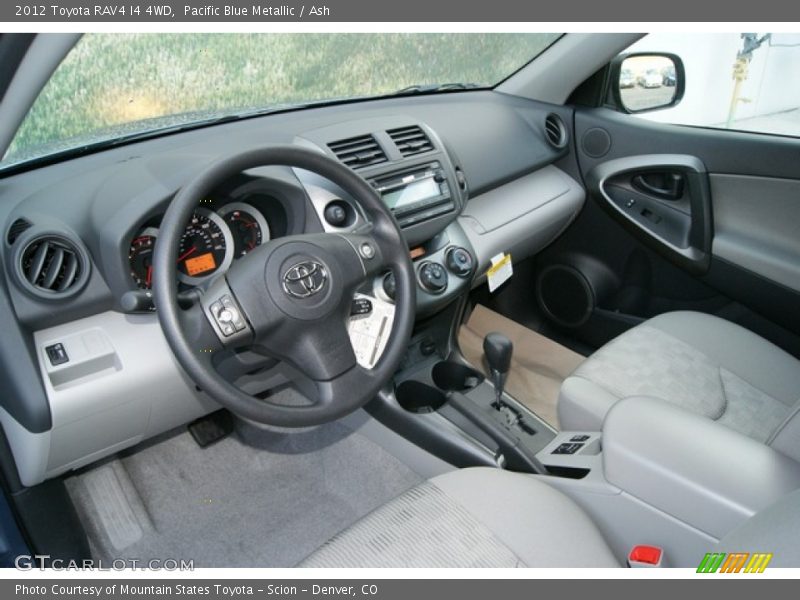 Pacific Blue Metallic / Ash 2012 Toyota RAV4 I4 4WD