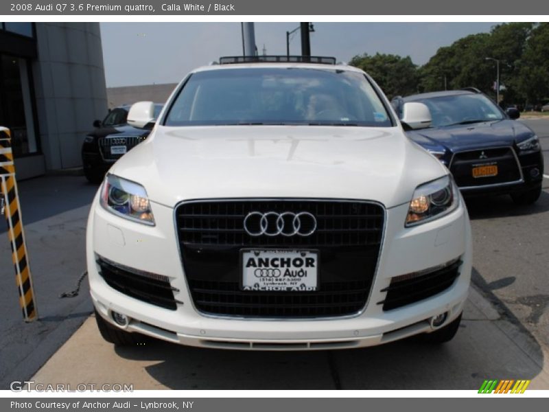 Calla White / Black 2008 Audi Q7 3.6 Premium quattro