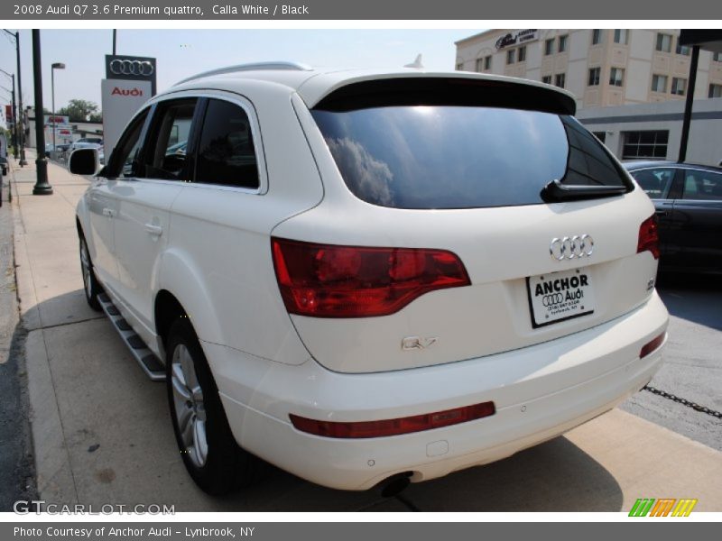 Calla White / Black 2008 Audi Q7 3.6 Premium quattro